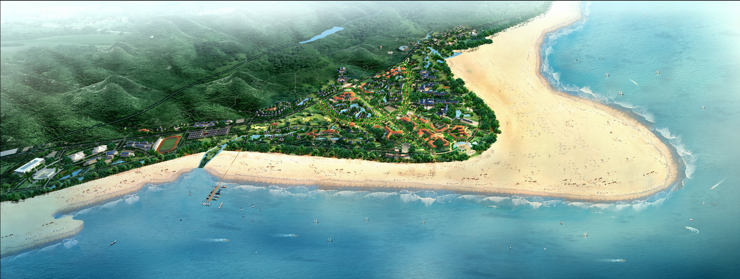 防城港市防城区江山半岛白浪滩旅游度假区控制性详细规划及城市设计