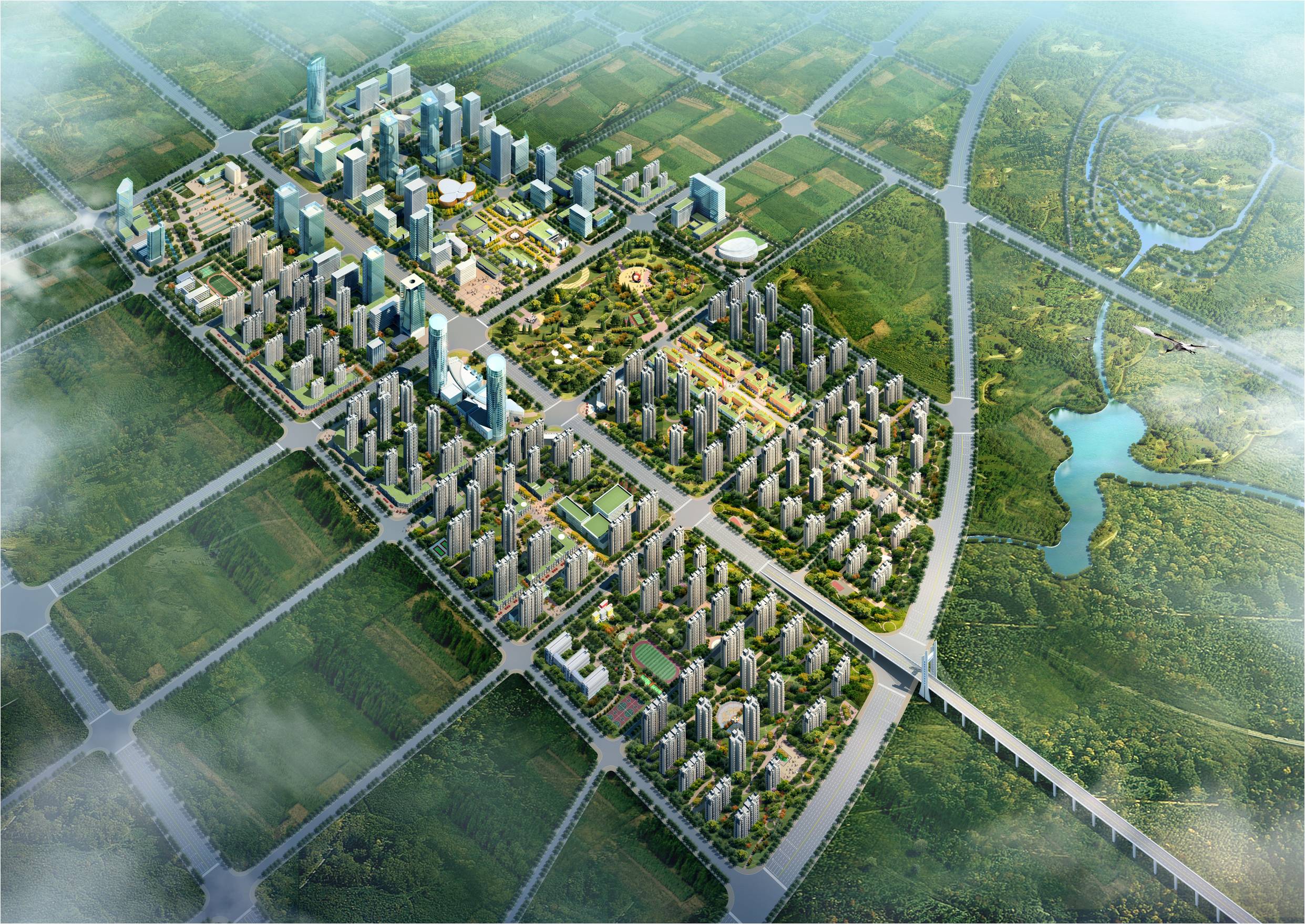 漯河经济技术开发区中心区控制性详细规划及核心区城市设计