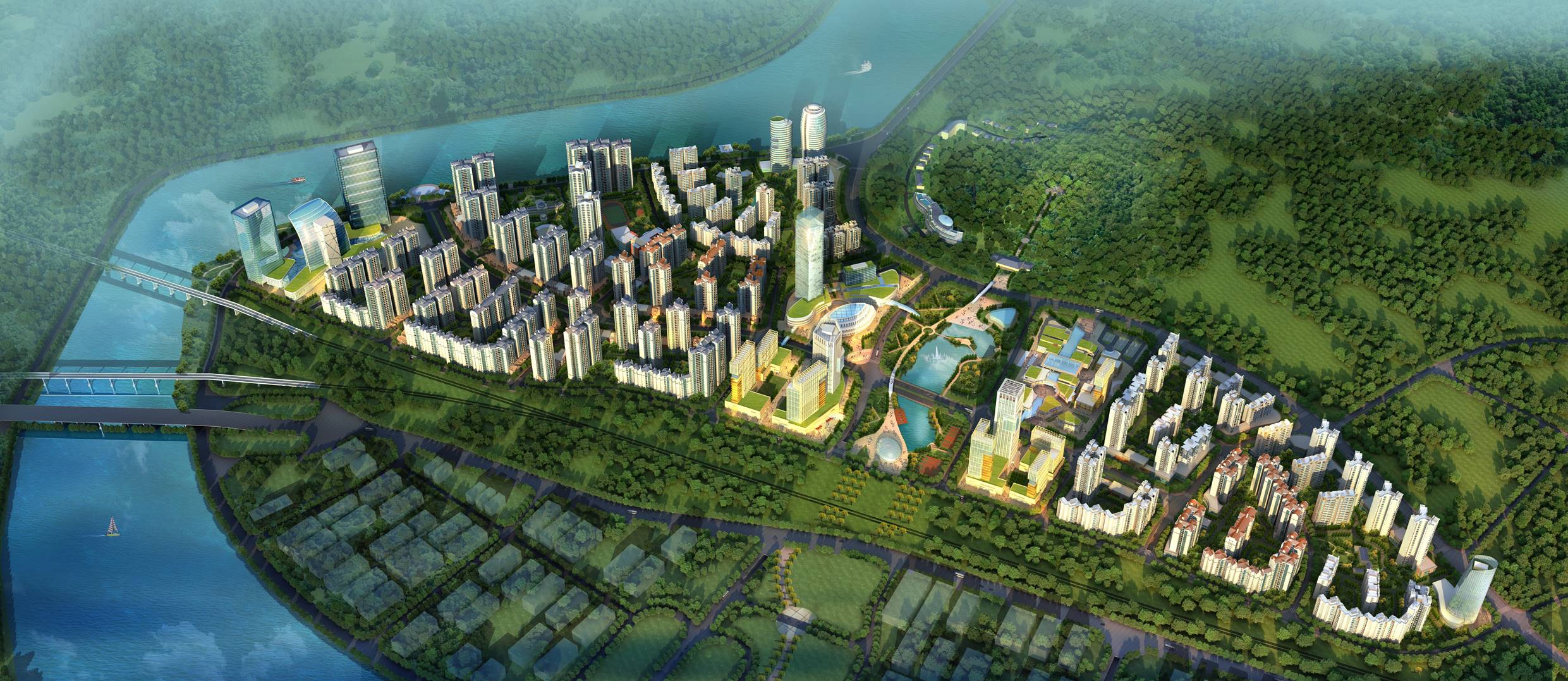 韶关市浈江北片区概念规划设计